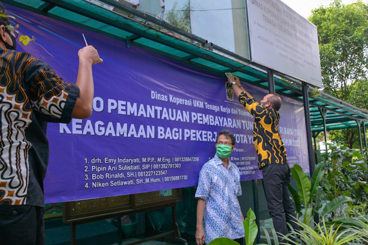 Yogyakarta pantau pembayaran bertahap THR oleh perusahaan