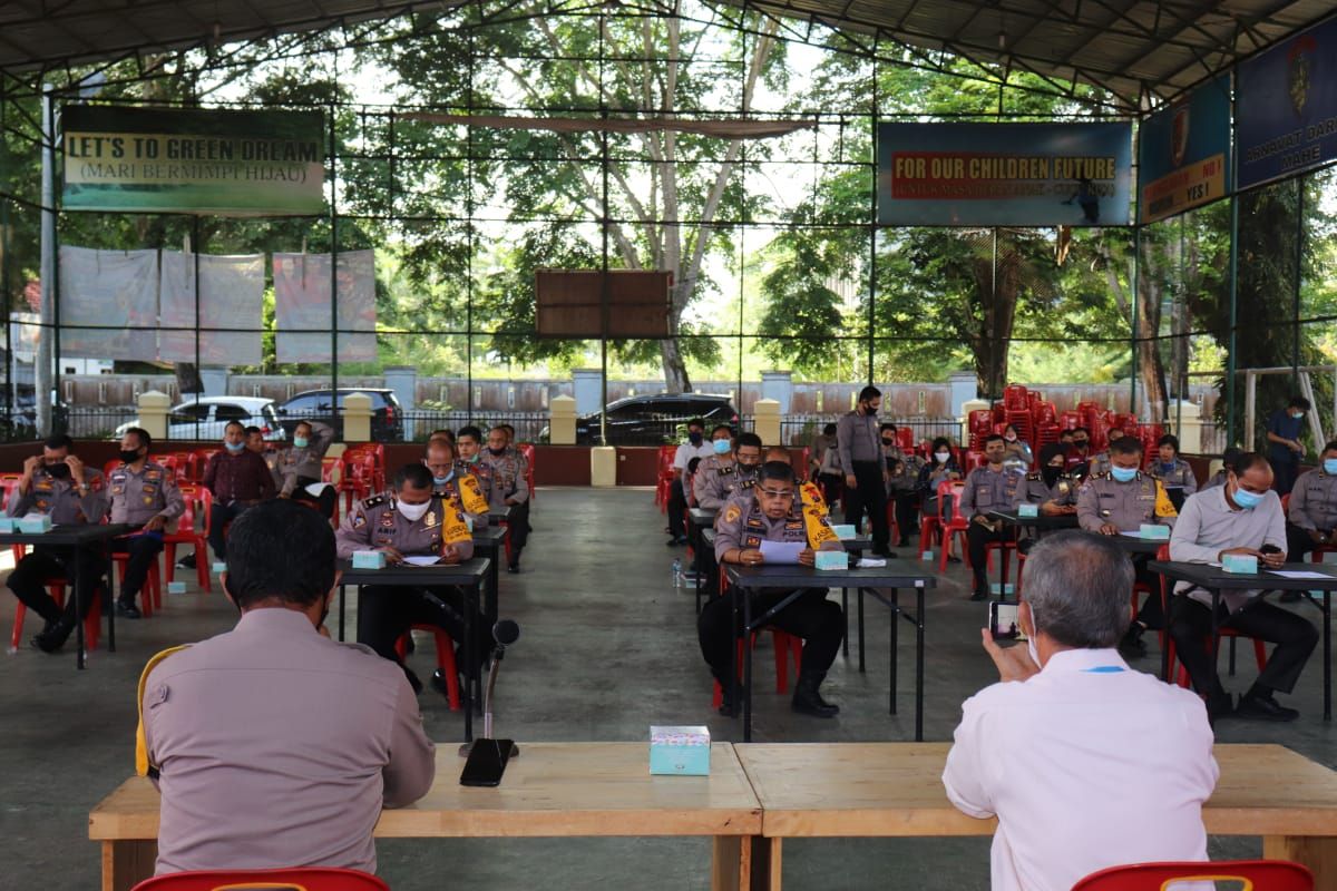 Puluhan personel Polres Langkat ikuti pengisian ITK