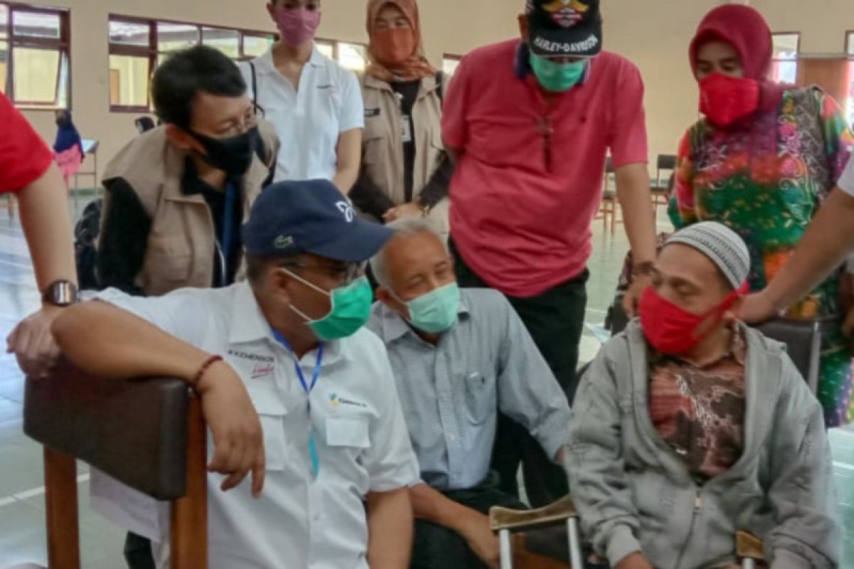 Proses penyaluran BST di Sleman-Yogyakarta dipantau Sekjen Kemensos