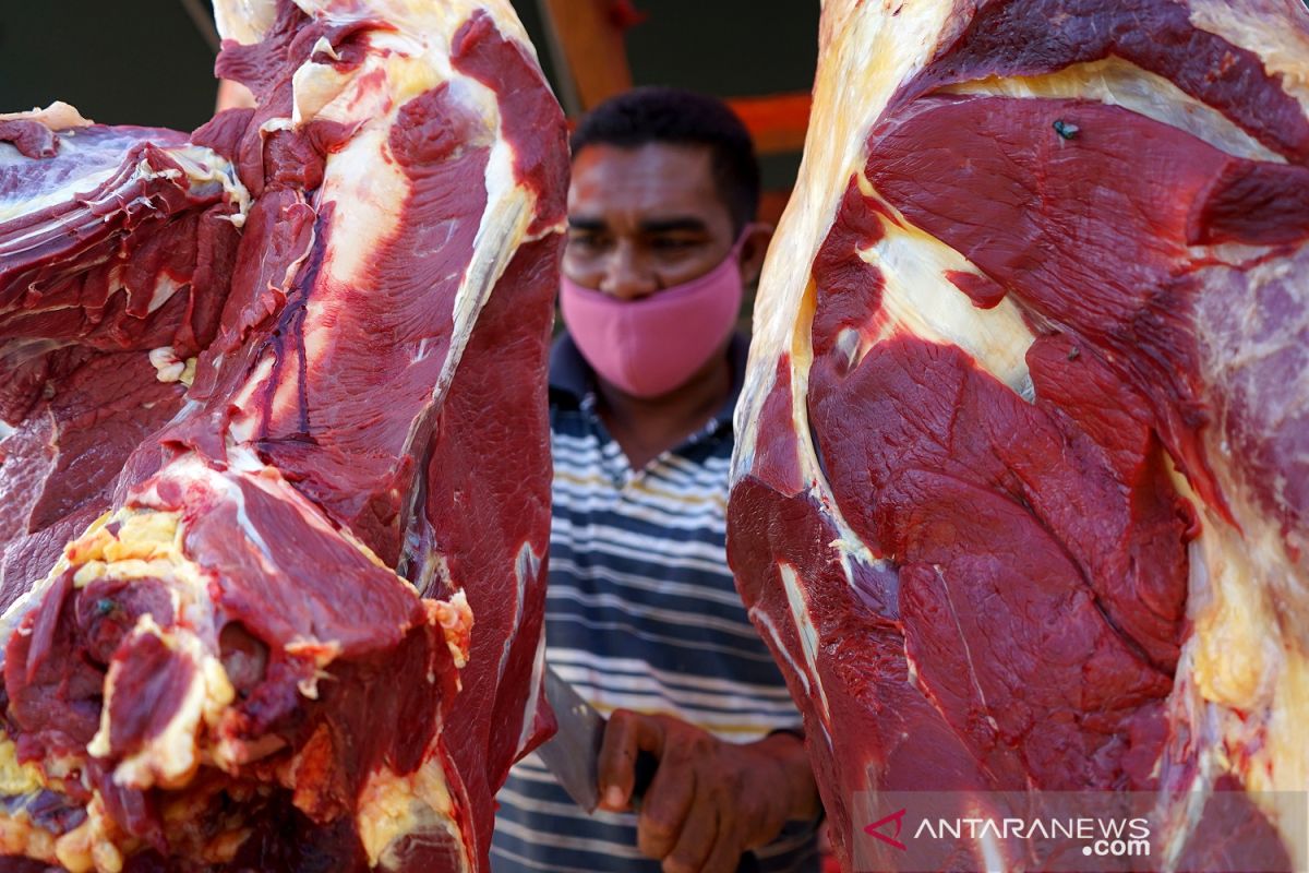 Penjualan daging sapi di Gorontalo menurun jelang lebaran ketupat
