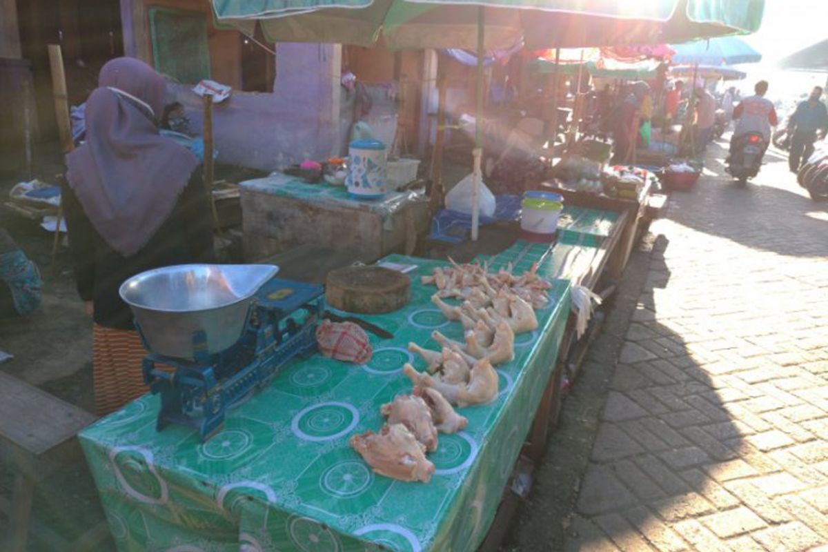 Harga ayam di pasar tradisional Kalsel tinggi