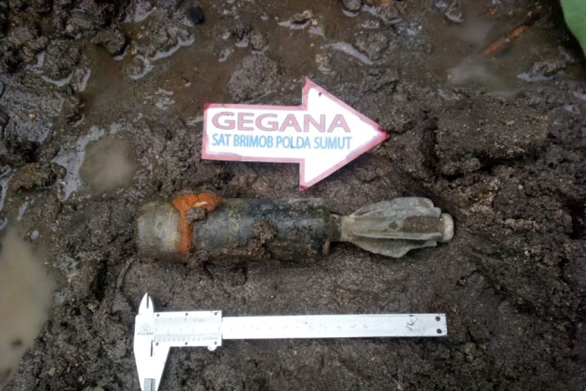 Warga Sumut temukan mortir diduga sisa Perang Dunia II
