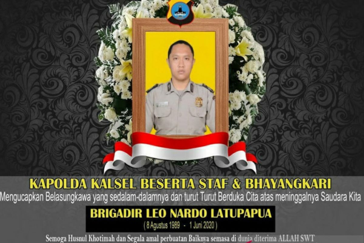 Kapolri naikkan pangkat personel Polsek Daha Selatan, HSS, meninggal diserang