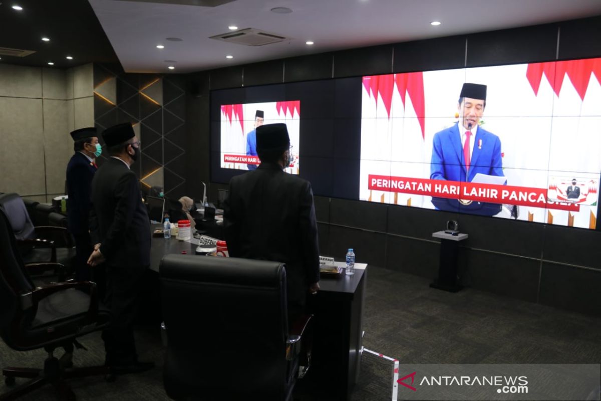 Gubernur Kalbar ajak masyarakat tanamkan nilai Pancasila hadapi Pandemi