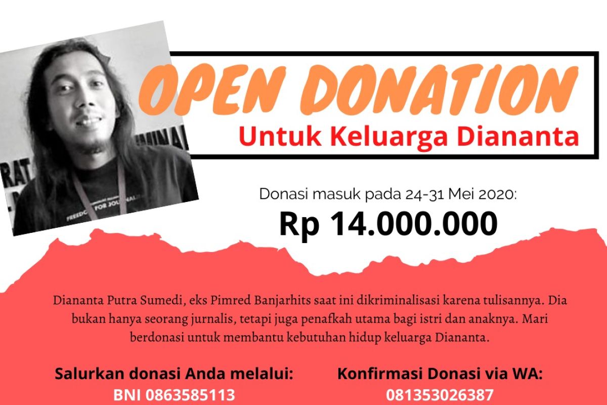 Aktivis galang dana untuk bantu keluarga Diananta Putera