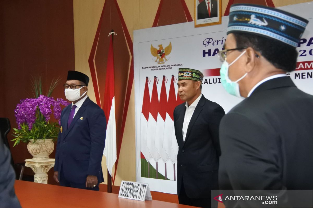 Gubernur ikut merayakan HUT Pancasila secara virtual