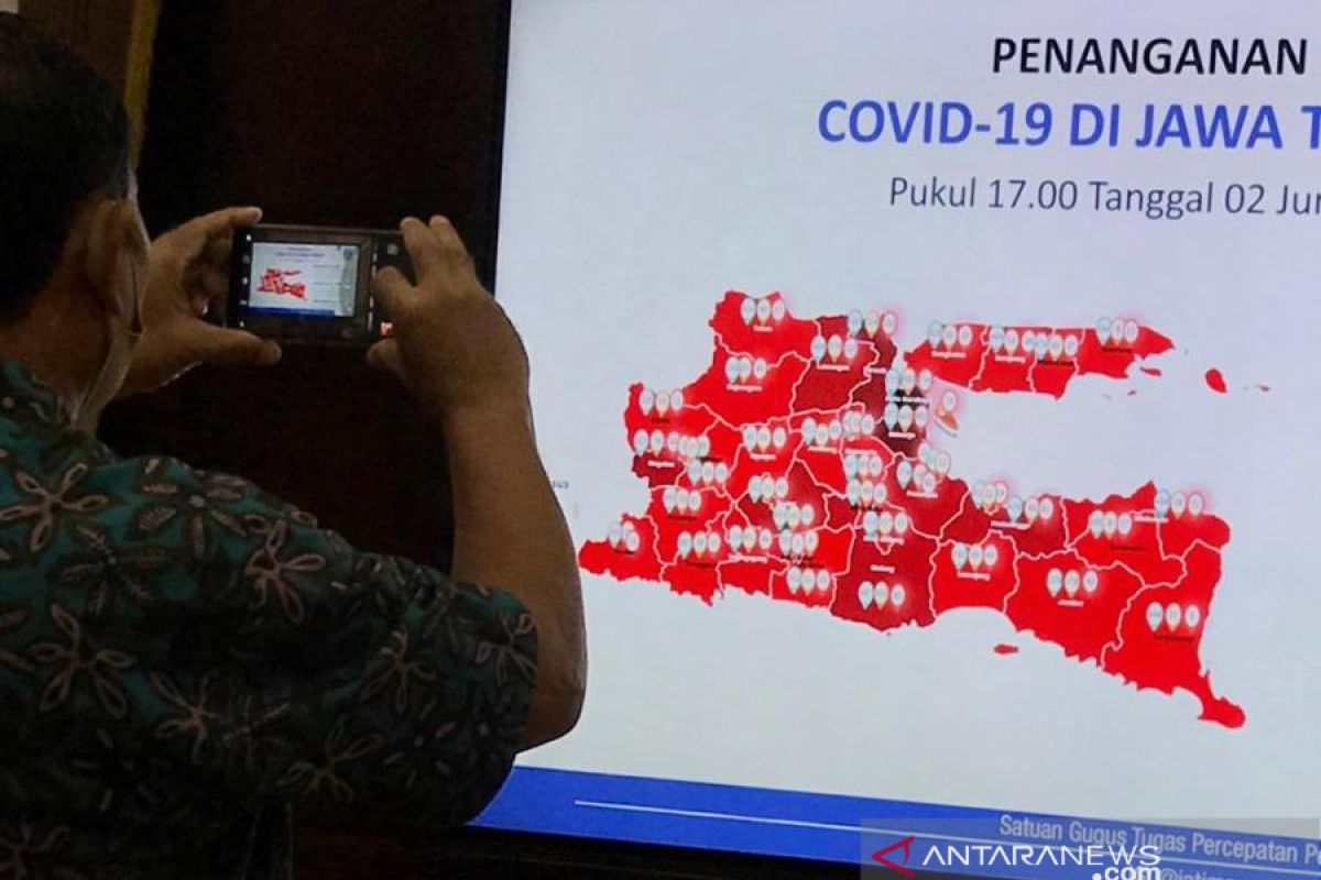 Jatim catat tambahan 100 pasien sembuh dari COVID-19, tertinggi selama pandemi