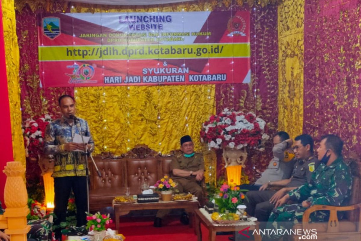 DPRD Kotabaru luncurkan website
