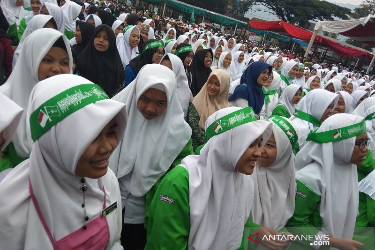 Sebelum ke pesantren, santri di Ciamis dan Tasikmalaya harus 