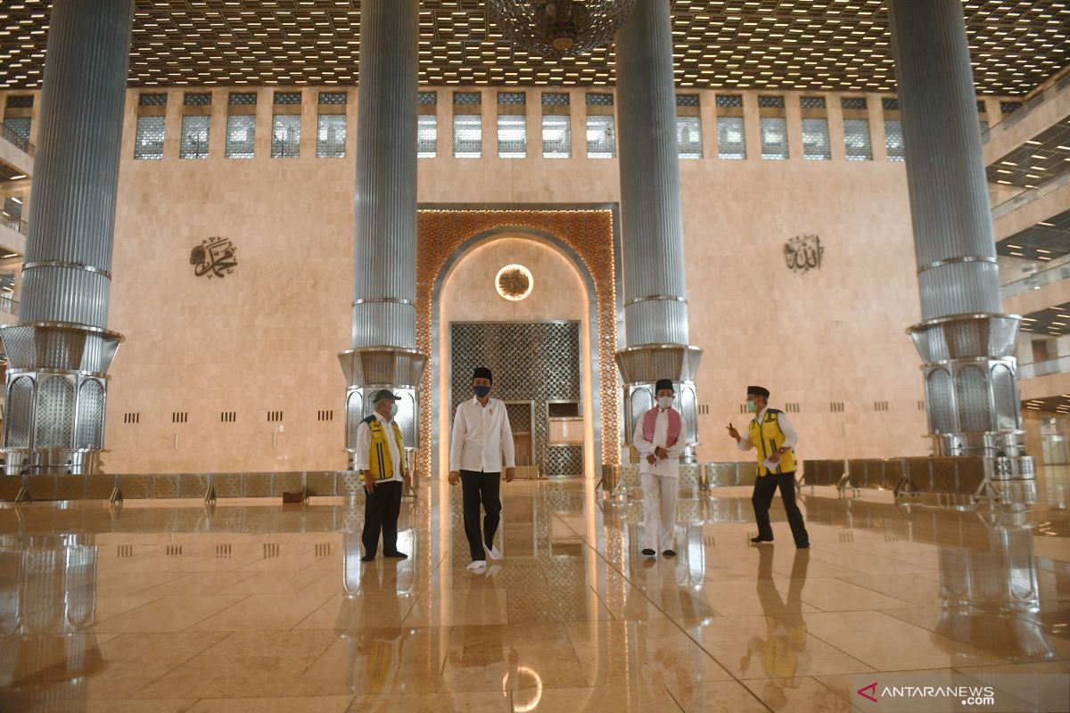 Presiden sebut kemungkinan Masjid Istiqlal dibuka kembali Juli 2020