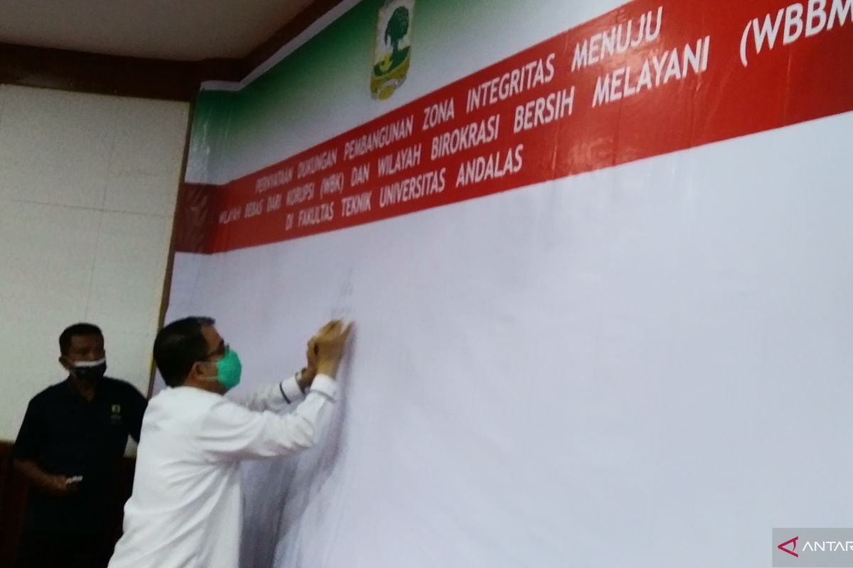 Unand canangkan zona integritas menuju wilayah bebas korupsi