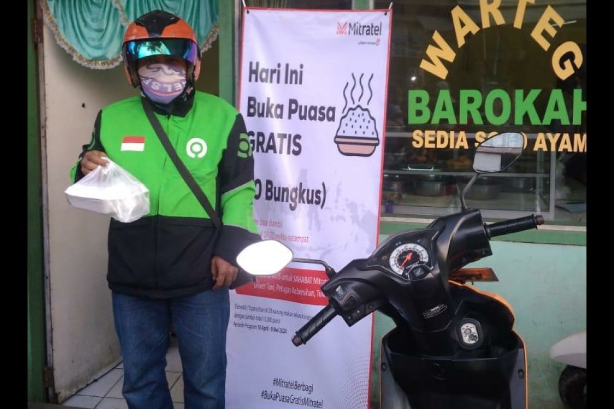 Mitratel sediakan 125.000 sarapan gratis untuk pekerja informal