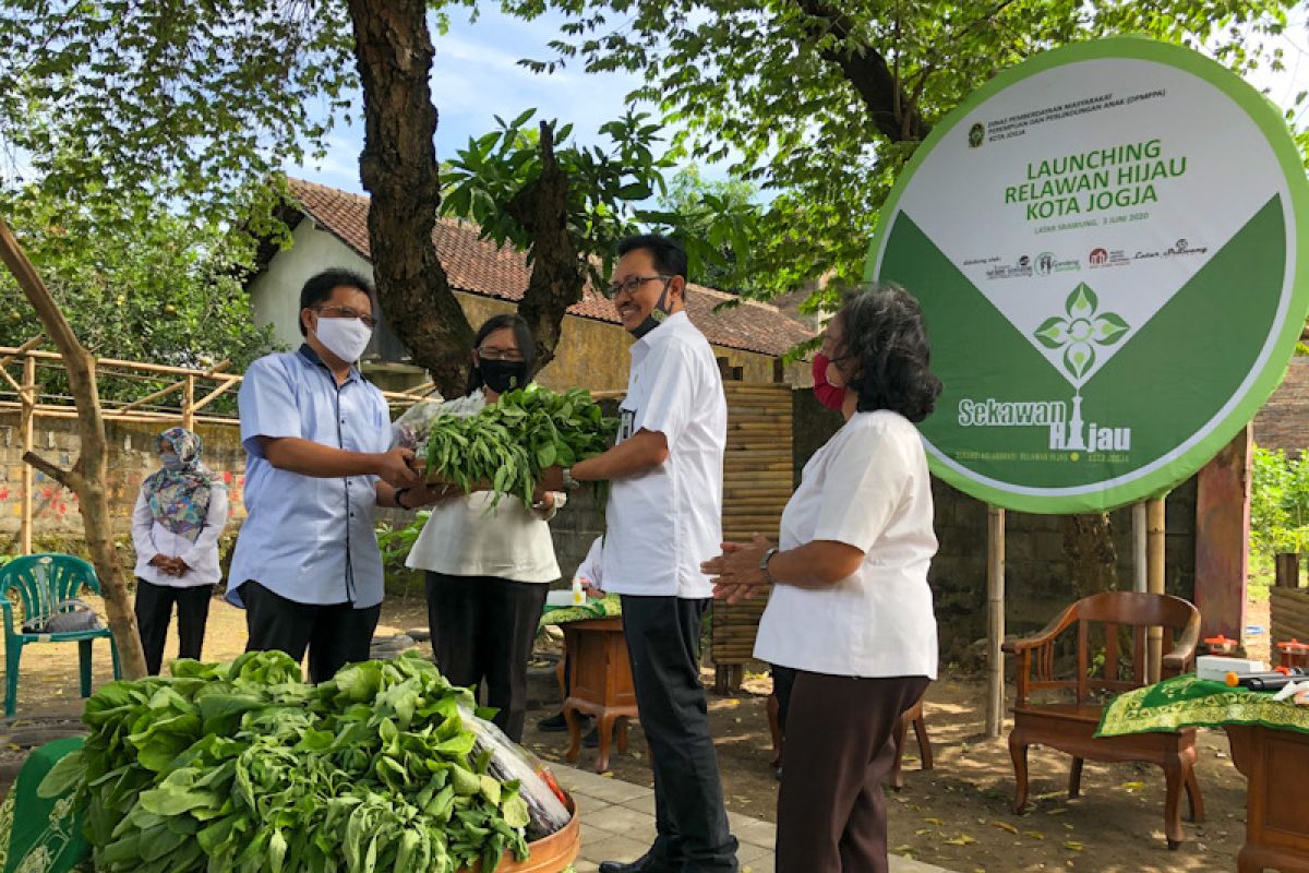 Relawan Hijau membentuk gotong royong ketahanan pangan warga Yogyakarta