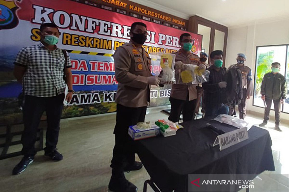 Pengedar sabu tewas ditembak polisi  Medan