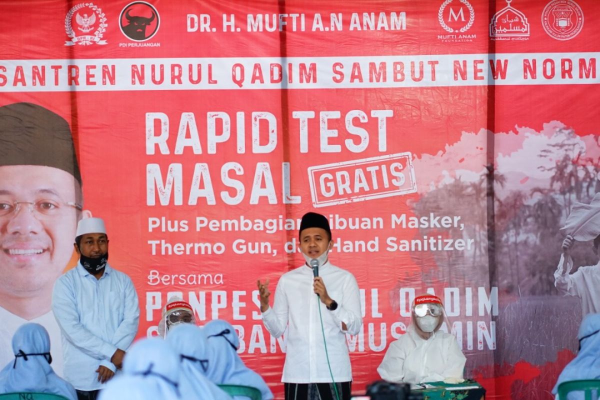 Sambut normal baru, politikus PDIP komitmen fasilitasi pesantren