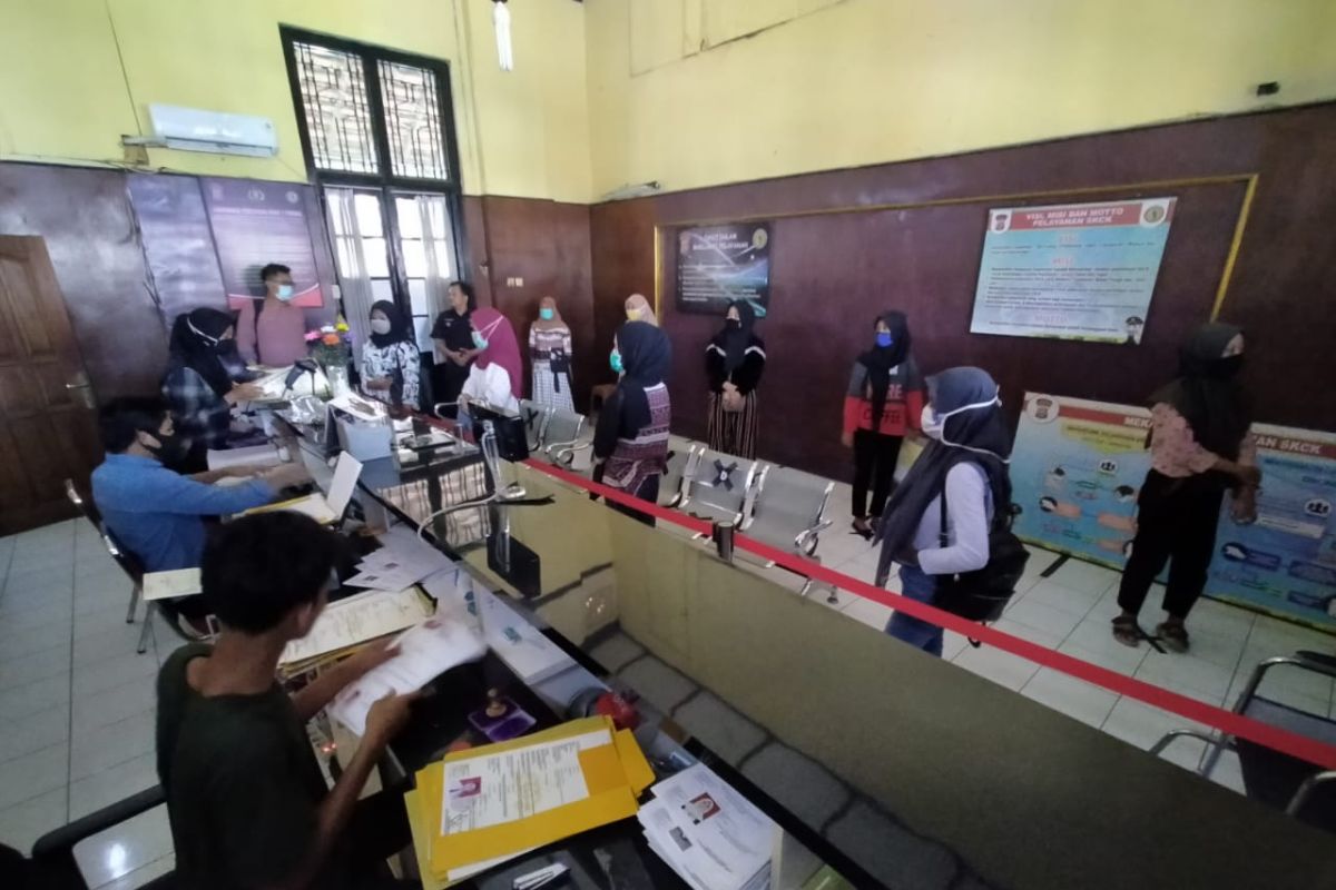 Jelang kenormalan baru, pemohon SKCK di Polres Serang Kota meningkat