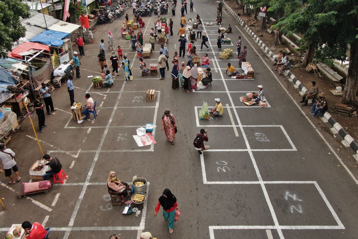 Tiga pasar di Surabaya terapkan 