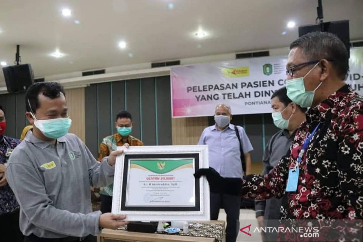 24 pasien COVID-19 di Kalimantan Barat dinyatakan sembuh