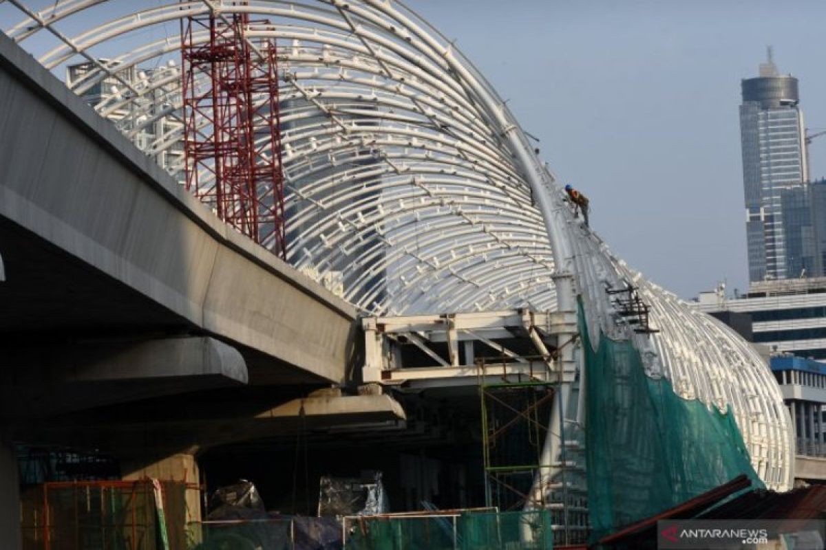 Adhi Karya: Progres pembangunan LRT Jabodebek mencapai 71,2 persen