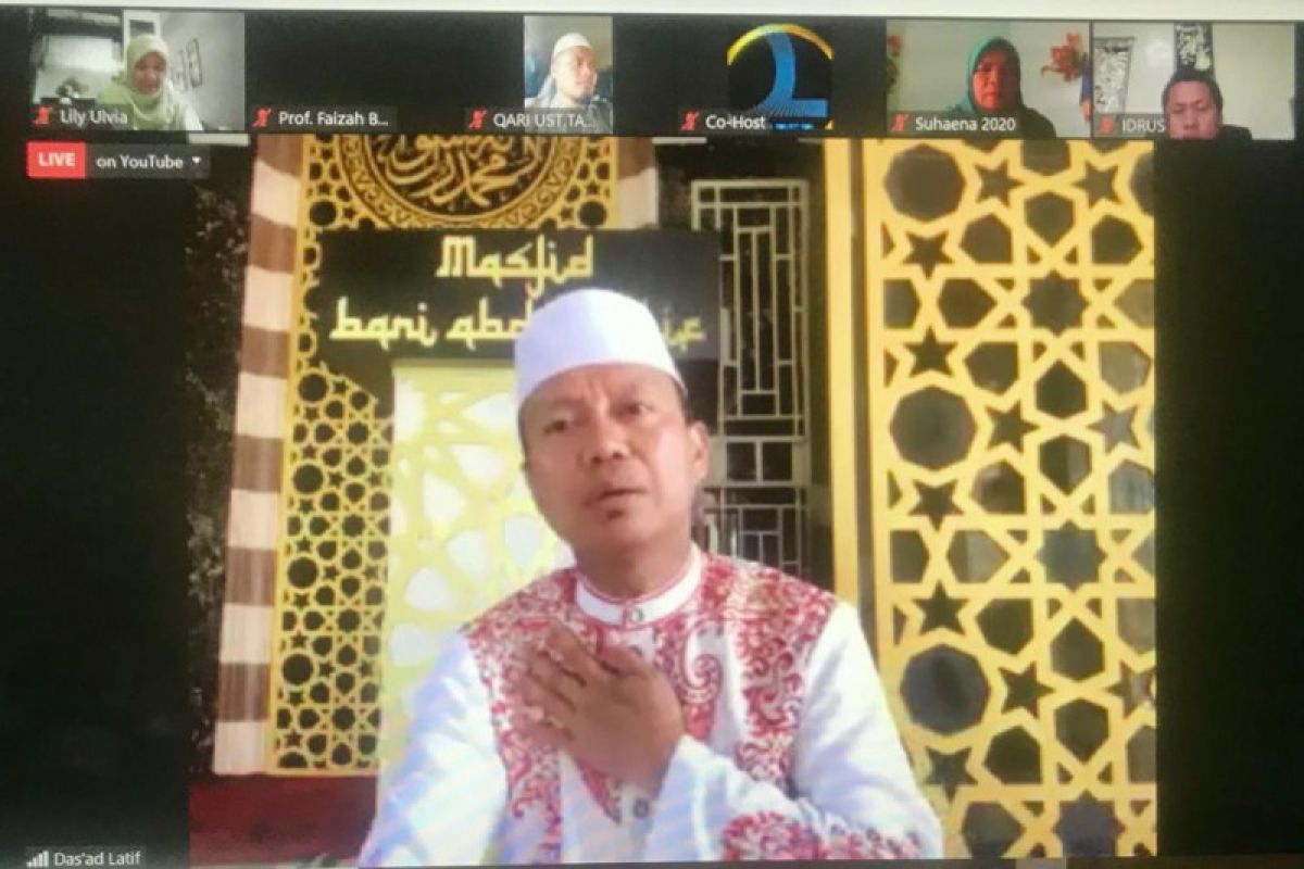 Halal Bilahal Virtual, IAIN Kendari Hadirkan Ust Das'ad Latif