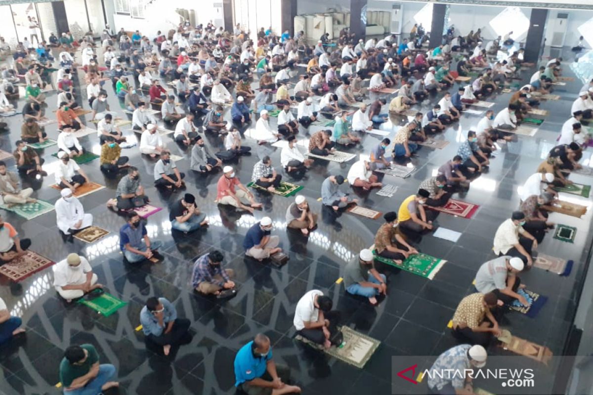 Masjid Agung di Komplek Pemkab Bogor kembali gelar sholat Jumat