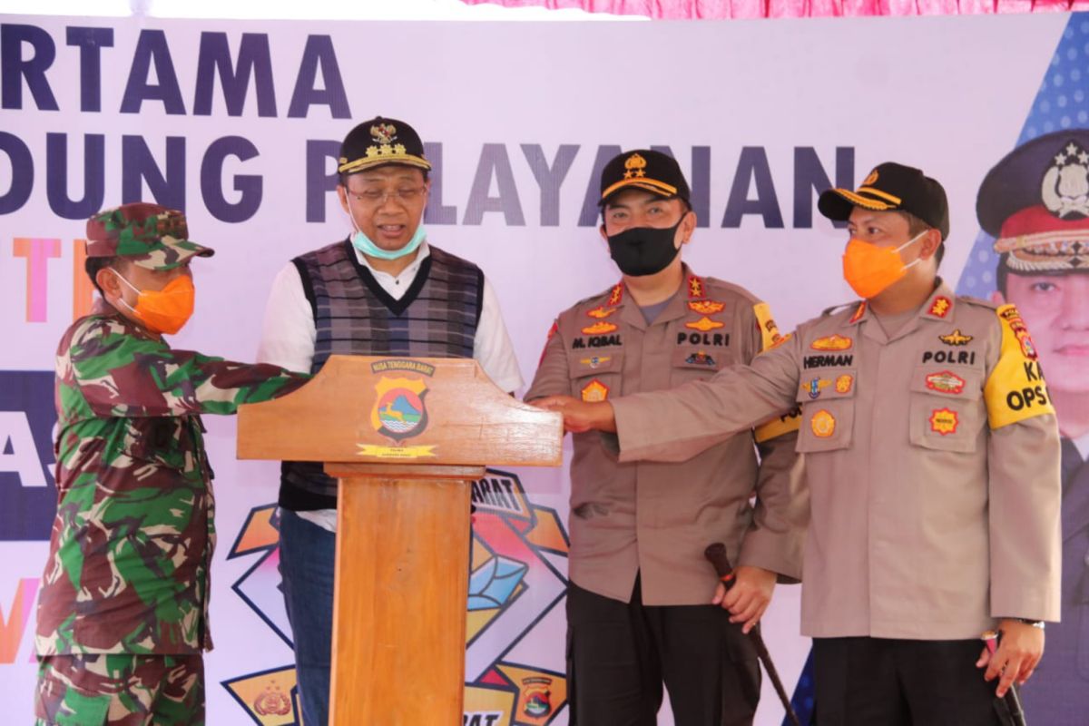 Kapolda NTB apresiasi jajaran Polres Sumbawa Barat dalam penanganan Covid-19