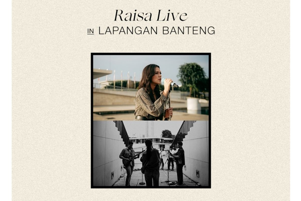 Penyanyi Raisa rilis audio lagu "Live In Lapangan Banteng"