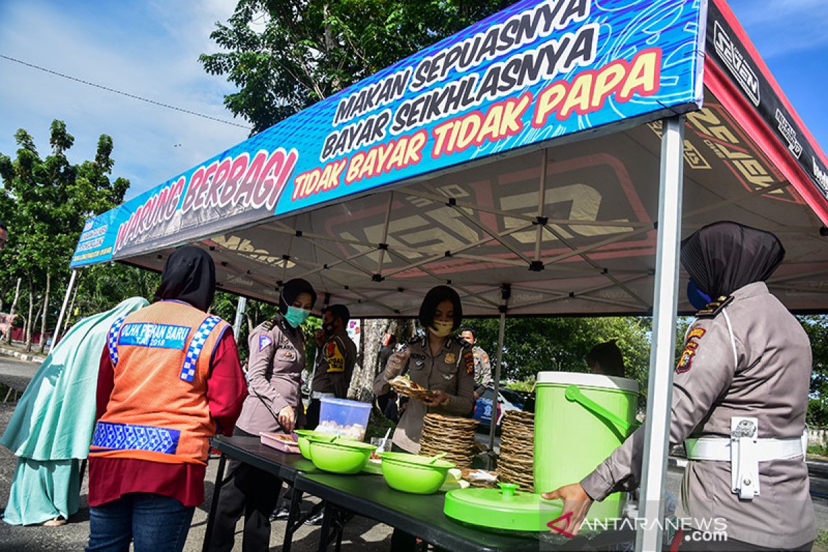 Unik, Pekanbaru ada Warung Berbagi saat wabah COVID-19 tanpa harus pusing membayar