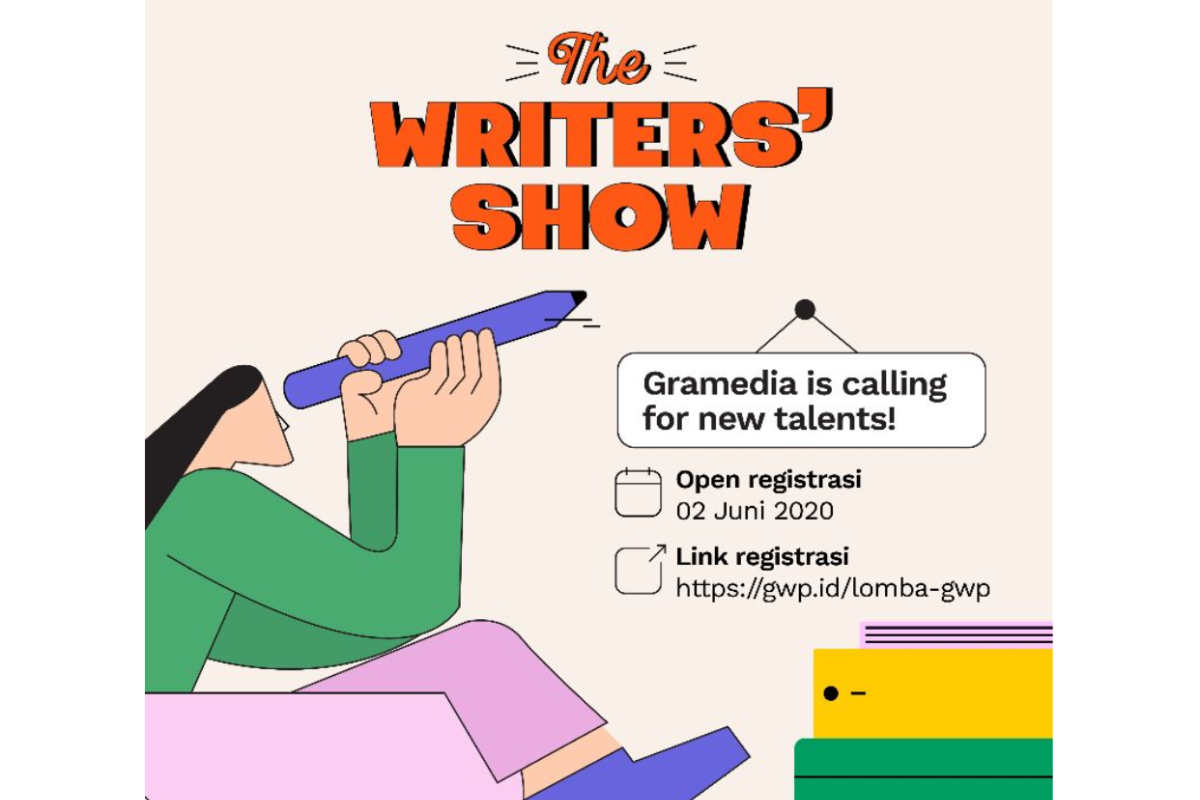 Gramedia "The Writers' Show", ajang pencarian bakat penulis