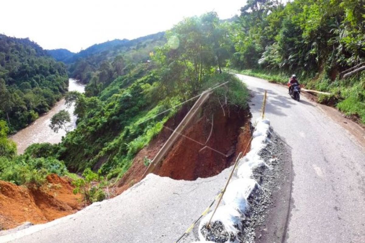 Jalan Jambi-Sumbar Rawan Longsor