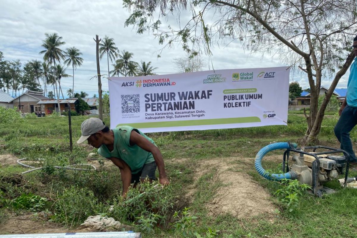 ACT Sulteng bantu petani Sigi bangun sumur