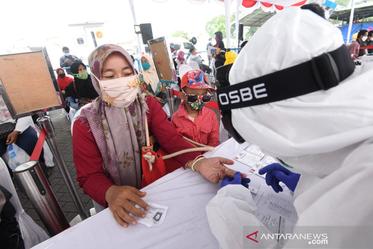 Hari ke-9 tes cepat massal BIN di Surabaya temukan 261 orang reaktif