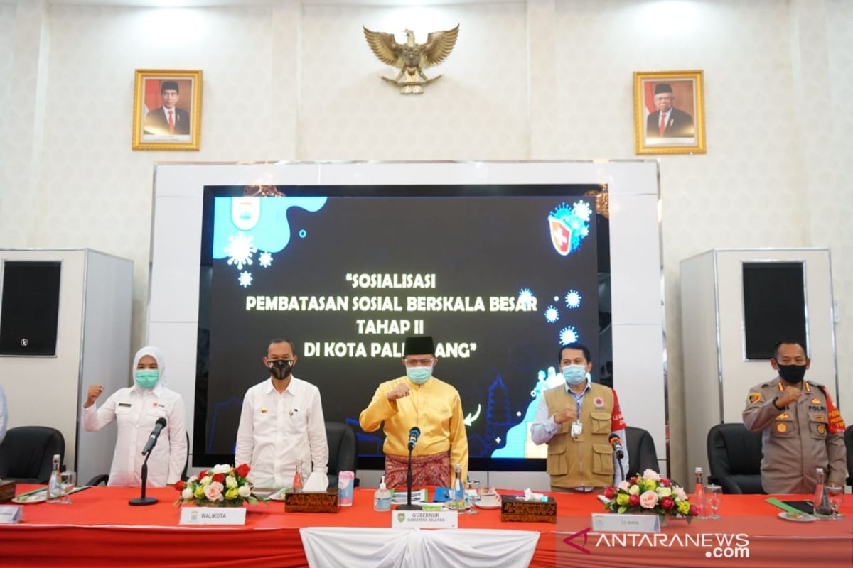 Herman Deru apresiasi perubahan PSBB Kota Palembang tahap dua