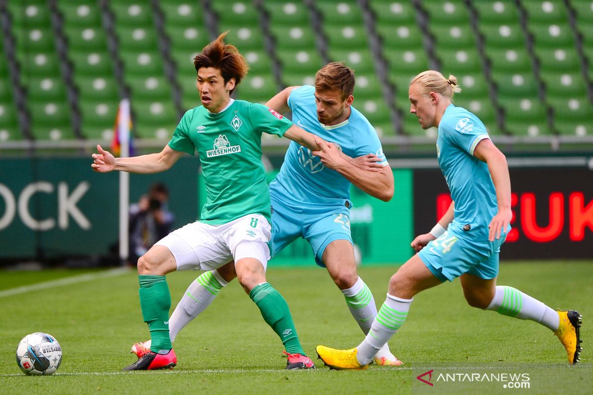 Wolfsburg kembali masuk zona Eropa setelah menang di Bremen