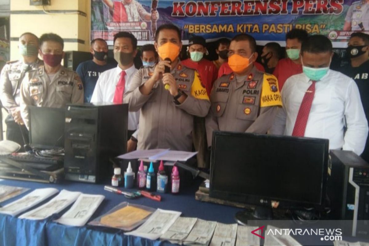 Polres Tanjungbalai ungkap sindikat pemalsu STNK