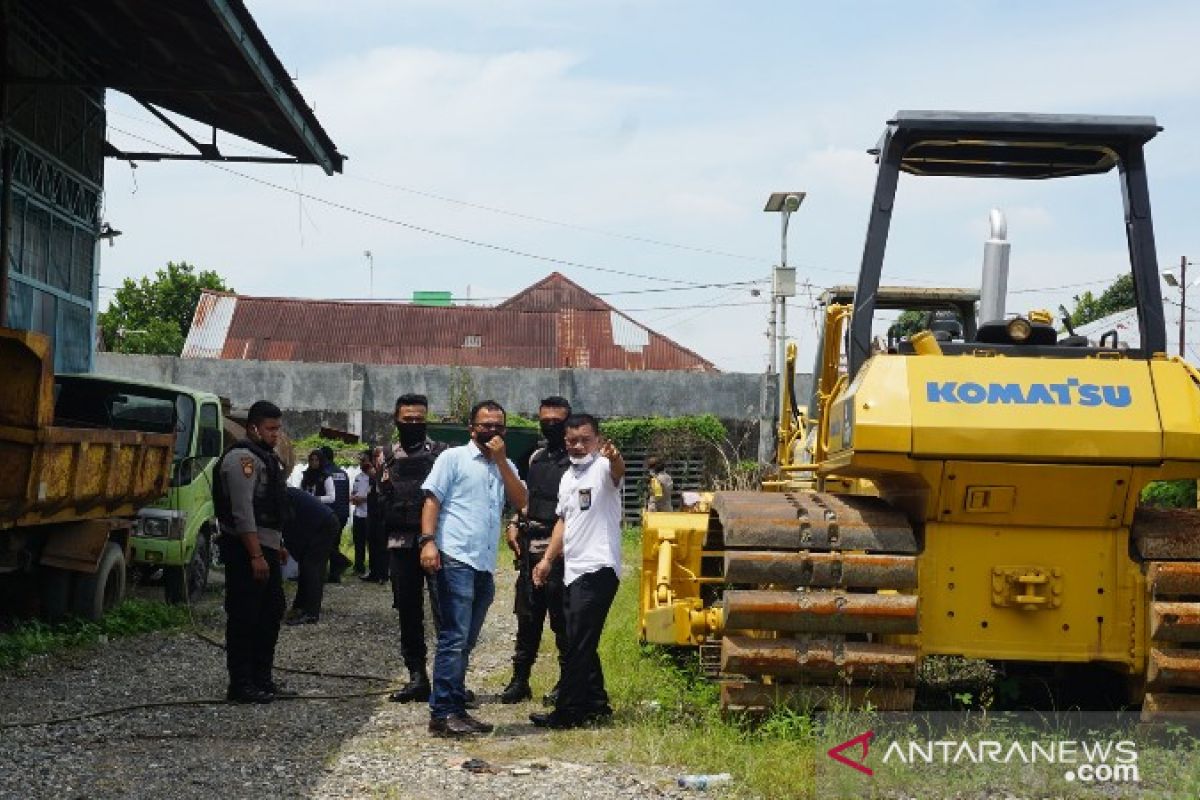 Polda  geledah kantor UPTJJ Bina Marga Medan dan Bina Kontruksi Sumut