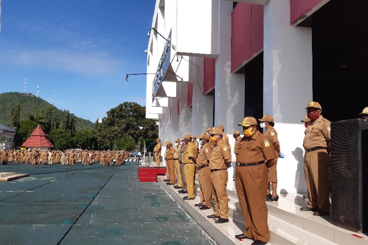 Pegawai Pemprov Papua kembali bekerja di kantor