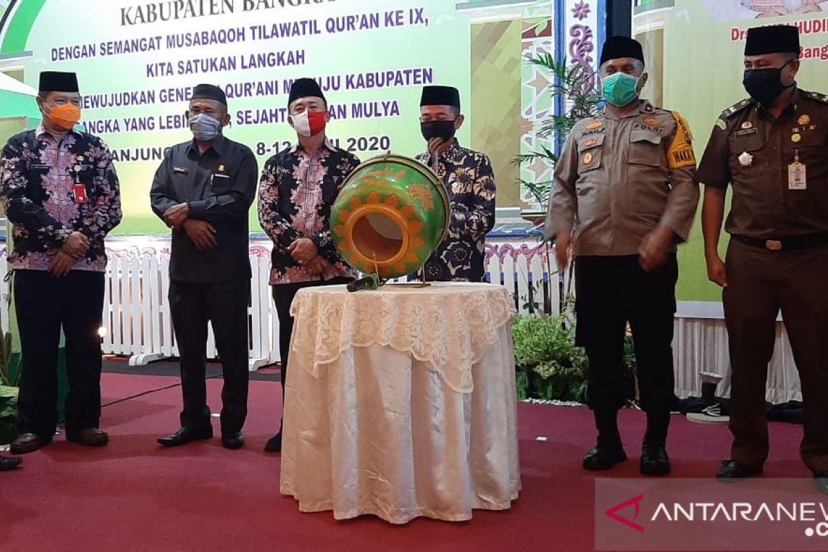 Ratusan peserta mengikuti MTQ IX tingkat Kabupaten Bangka