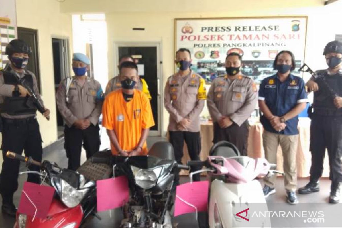 Polres Pangkalpinang ringkus pelaku Curanmor