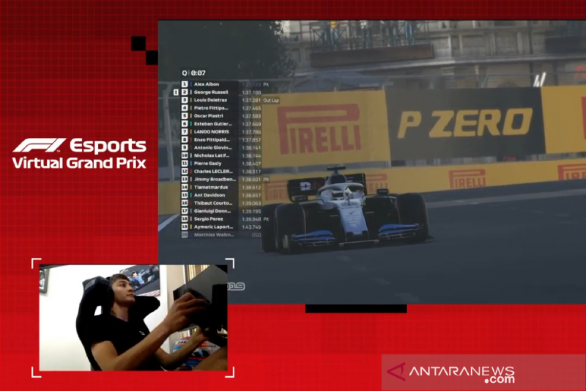 Juara di Baku, Russell ukir hattrick kemenangan di F1 esports