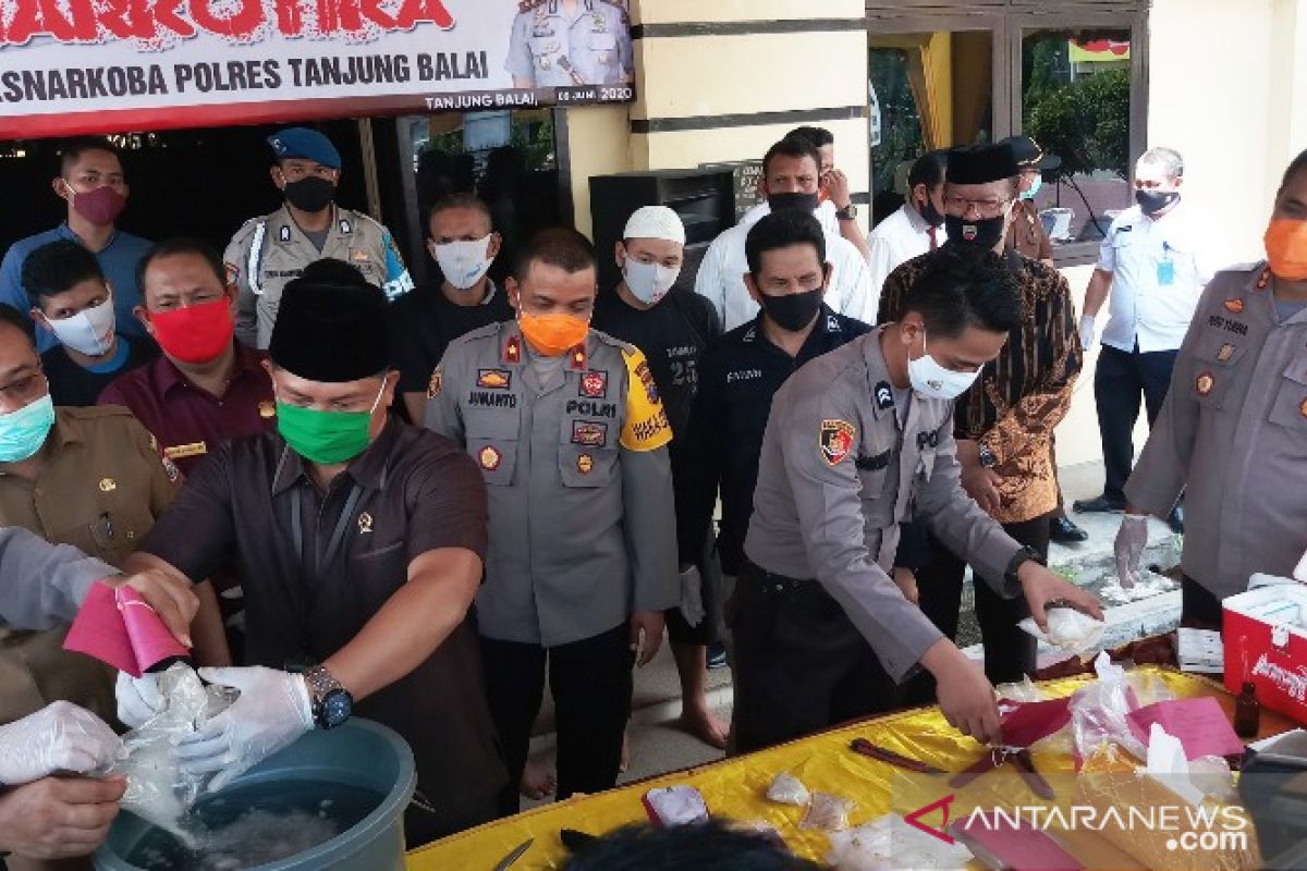 Kapolres Tanjungbalai berharap PN hukum berat bandar narkoba