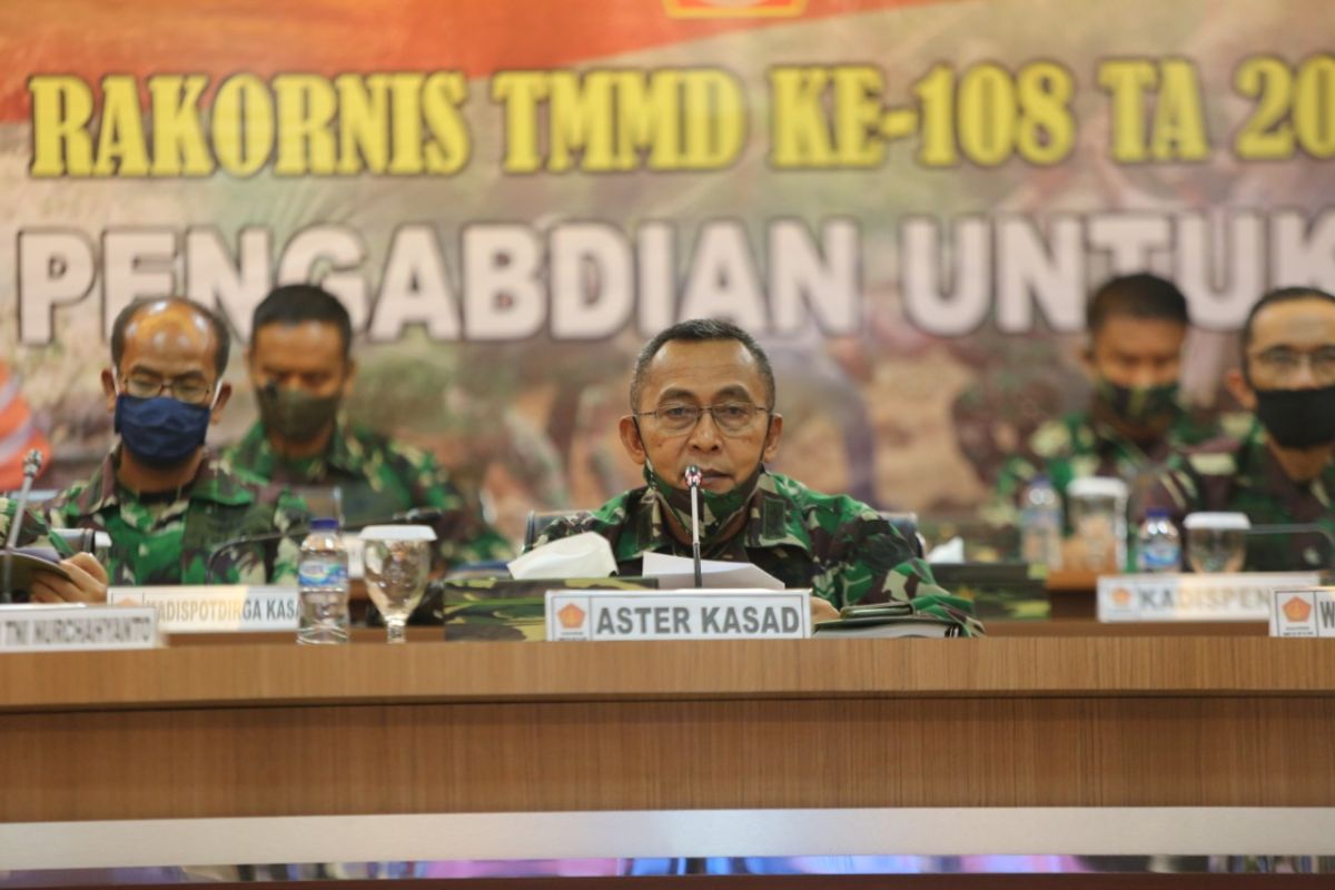 Aster KSAD buka Rakornis TMMD ke-108