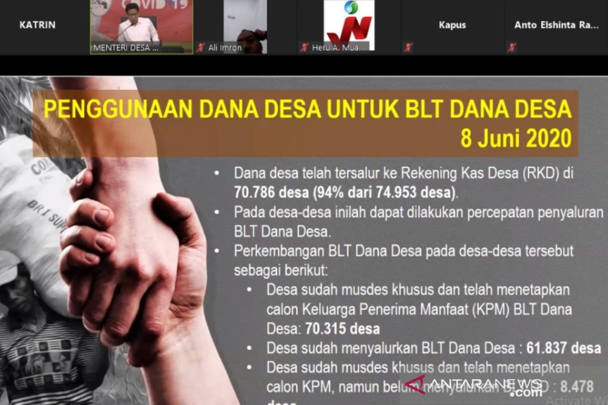 Anggota DPR RI : Penghapusan dana desa tidak benar