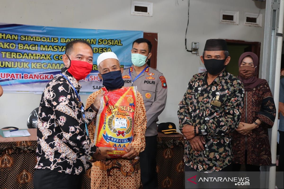 Swasta bantu Pemkab Bangka Rp300 juta lebih atasi dampak COVID-19