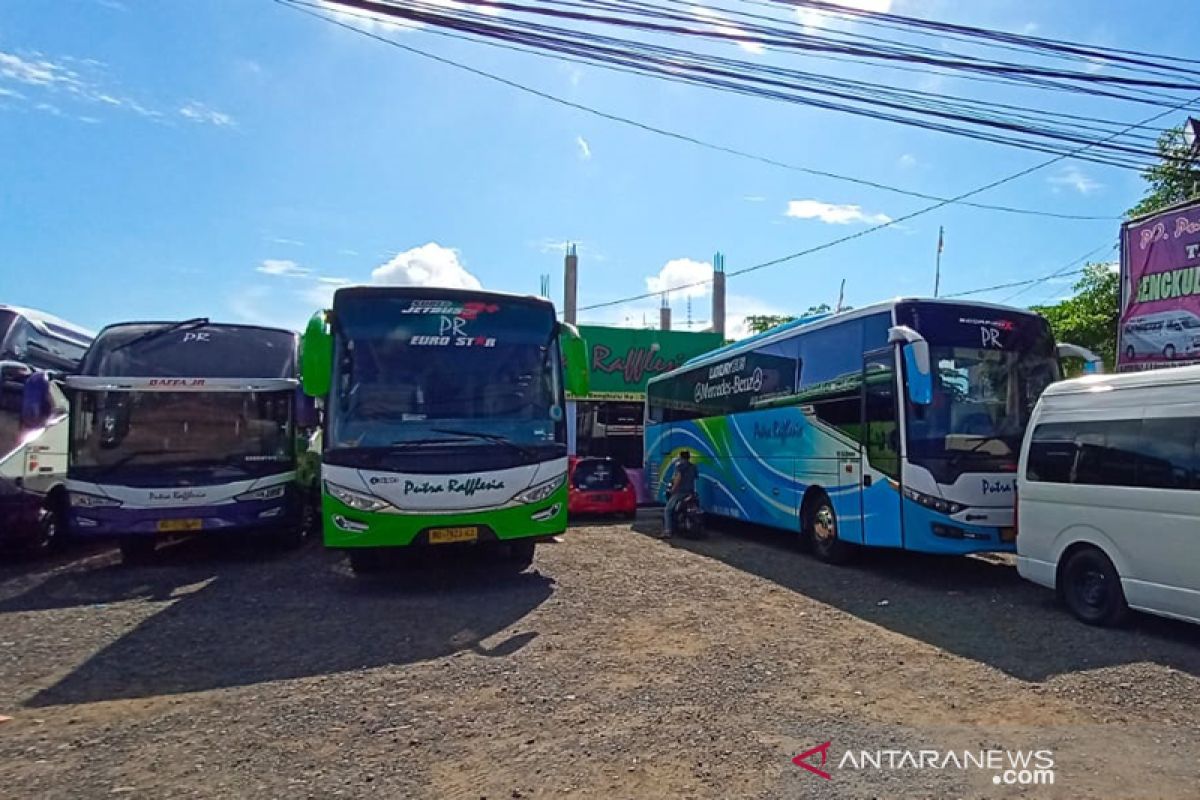 Harga tiket bus Putra Rafflesia naik 50 persen