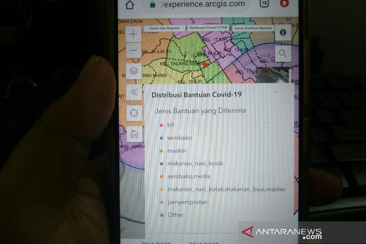 Pemkot Palembang luncurkan portal tanggap wabah COVID-19