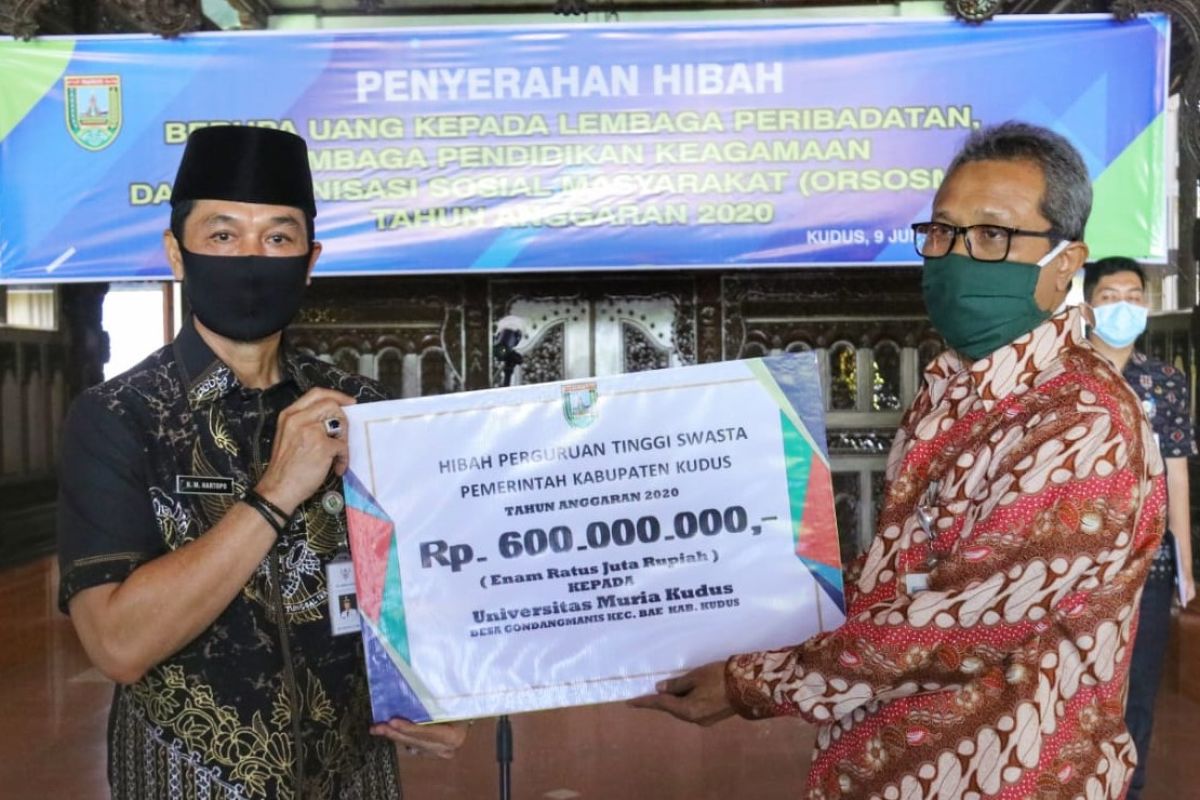 133 lembaga di Kudus dapat bantuan hibah Rp8,65 miliar