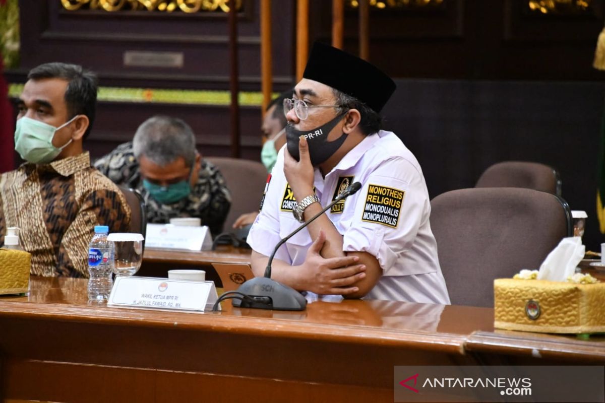 Wakil Ketua MPR: Pertemuan pimpinan MPR-Menhan bagian silaturahmi kebangsaan