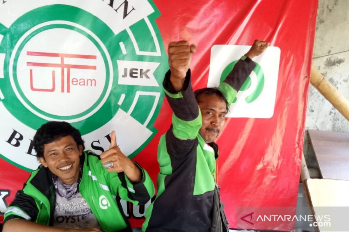 Ojek online di kota Bekasi sudah kembali boleh angkut penumpang