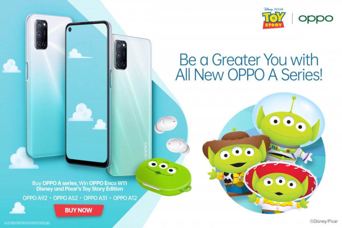 Rayakan ultah Disney Pixar, OPPO luncurkan Enco W11 edisi "Toy Story"